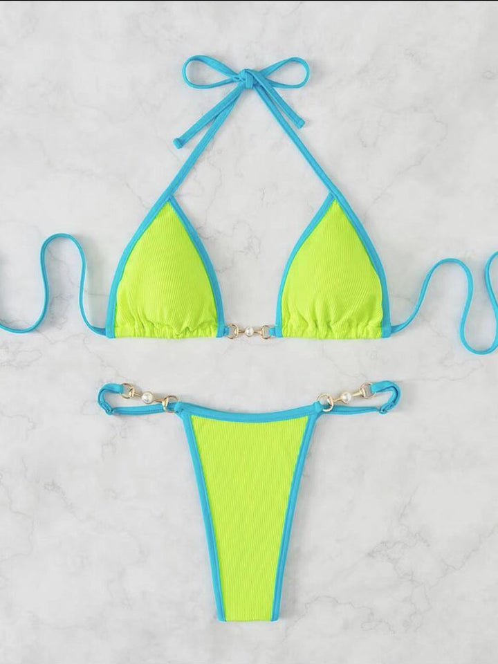 Dame Bikini-sæt med stilfulde ringe Stilla