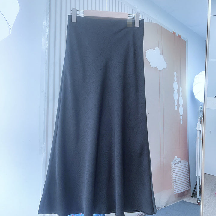 Dame Elegant Maxiskørt med luksuriøst materiale og flydende snit Stilla