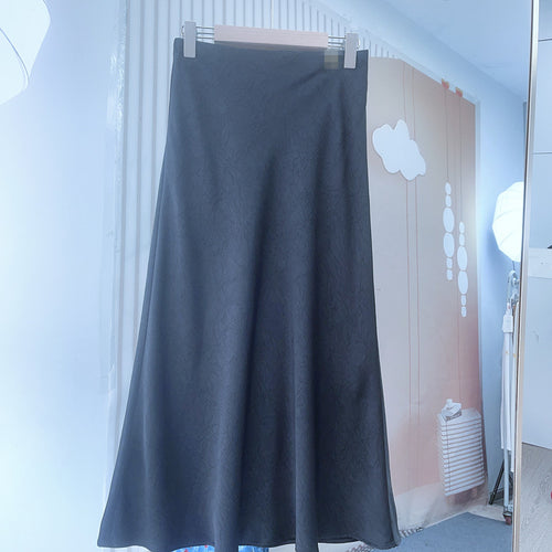 Dame Elegant Maxiskørt med luksuriøst materiale og flydende snit Stilla