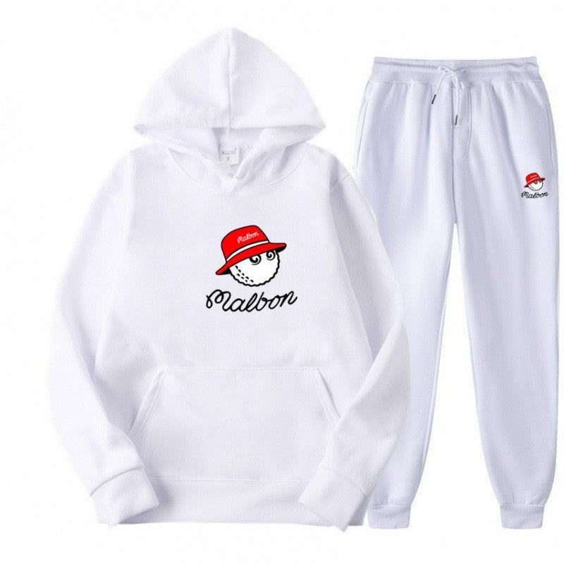 Kvinders fritids hoodie sæt med legende grafisk design og praktiske lommer Skovae