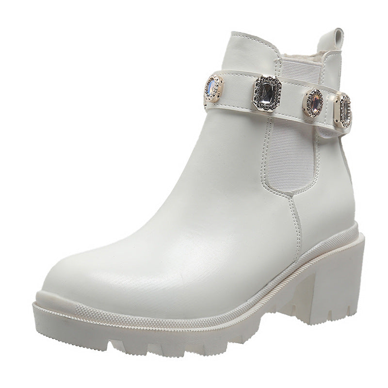 Dame trendy Chelsea støvler Stilla