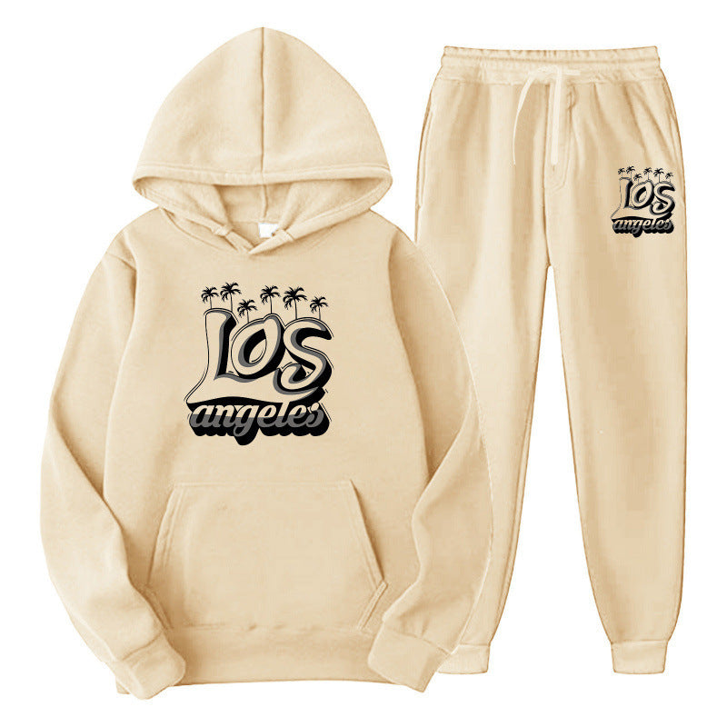 Kvindernes Sporty Hoodie og Joggingbukser Sæt Skovae