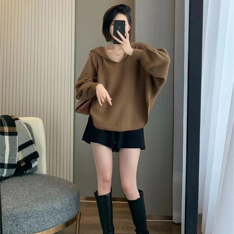 Kvinder's fashionable hoodie med voluminøse ærmer og elegant snit Stilla