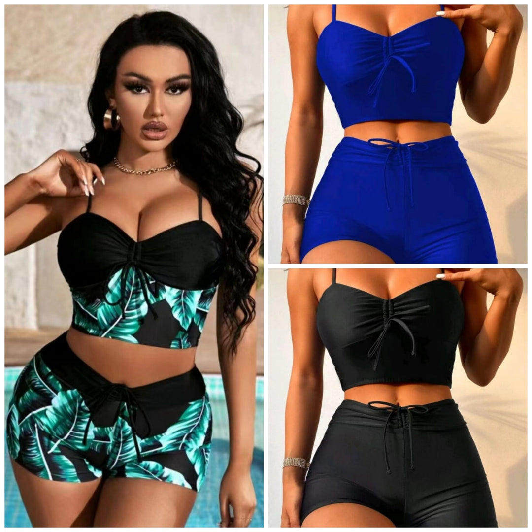 Femme Høj taljeret Sporty Crop Set Stilla