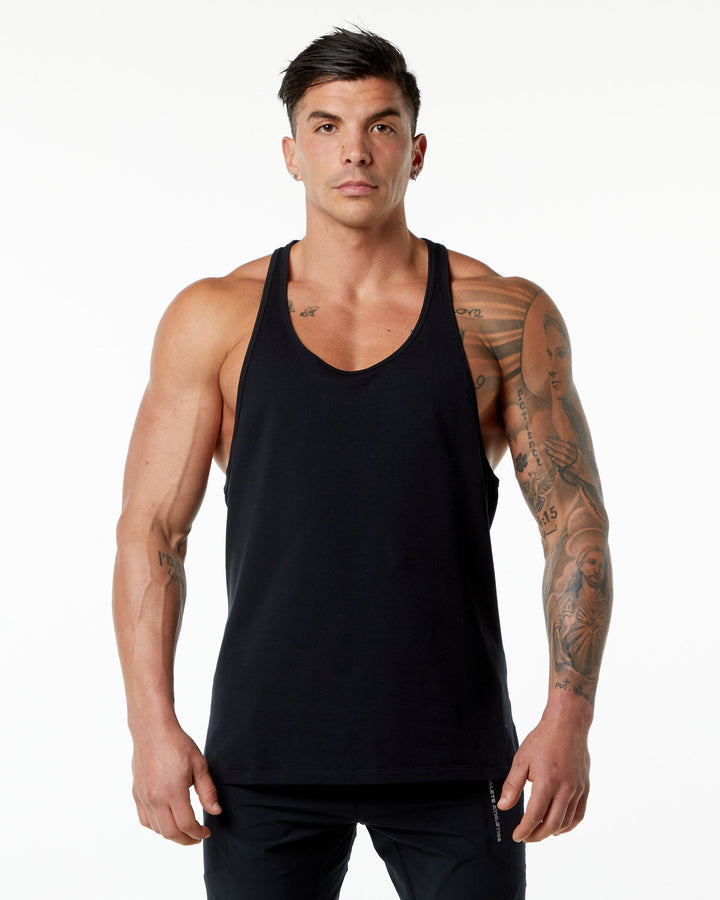 Herrer fantastisk fitness-træning tanktop med racerback-design og svedtransporterende materiale Stilla