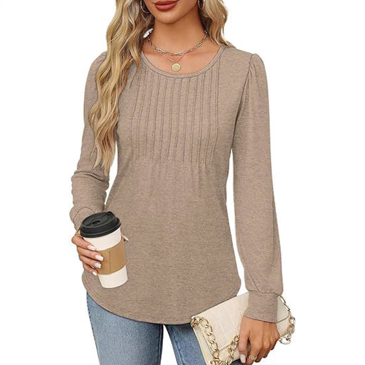 Damebluse med elegante draperinger Stilla
