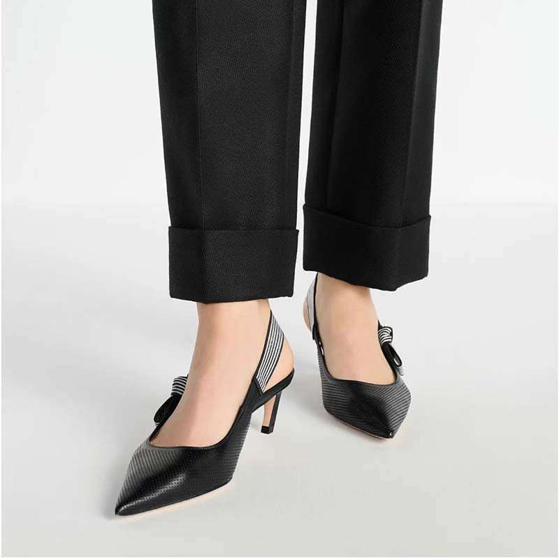 Femme Slingback Elegant Spids-tå Stiletter Stilla