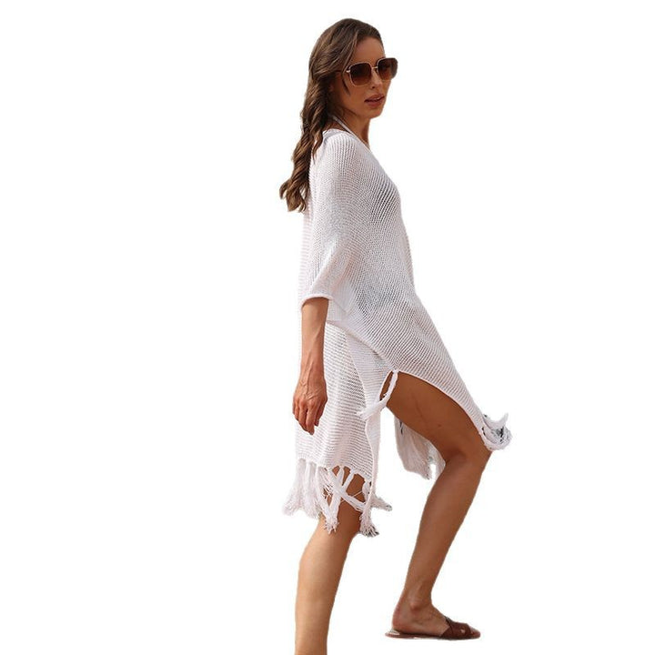 Damer Hæklet Strand Poncho Stilla