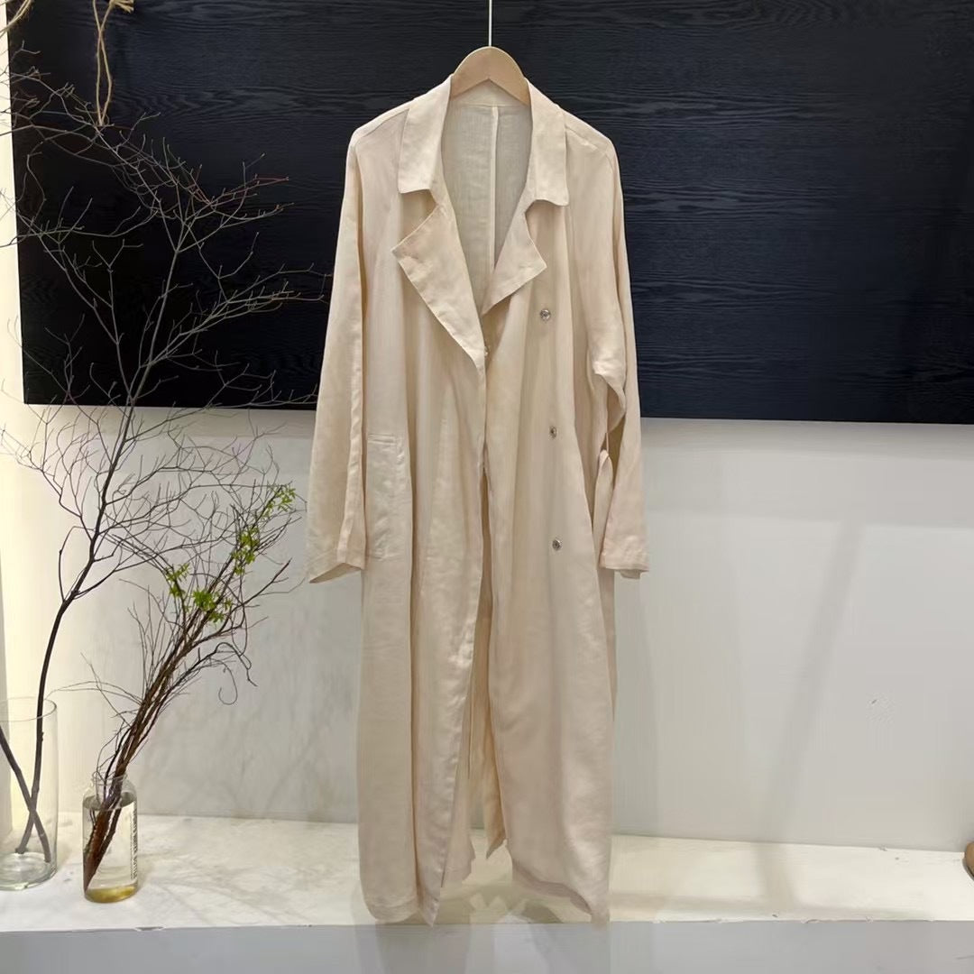Dame Linned Trenchcoat Stilla