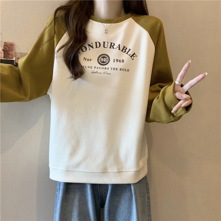 Dame Casual Grafik Sweatshirt Stilla