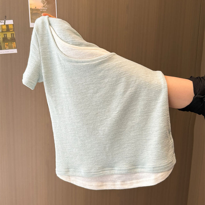 Femme Casual Letvægts Kortærmet T-Shirt Stilla