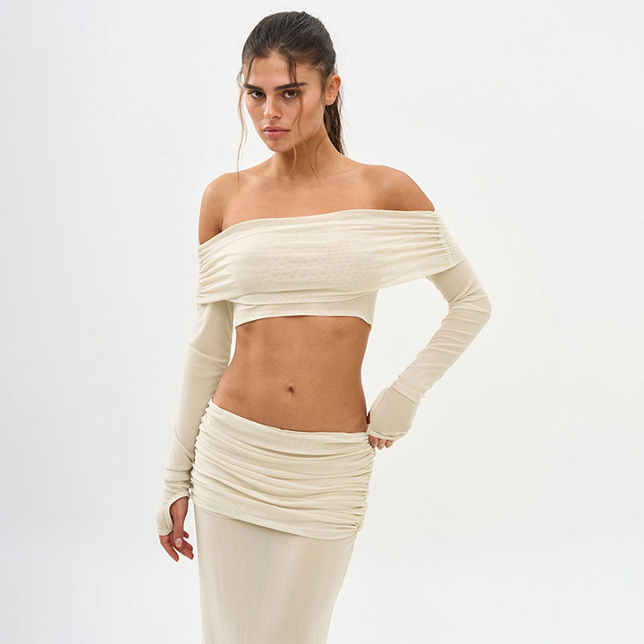 Dame sandaler nederdel med aftageligt top og gennemsigtigt design Skovae