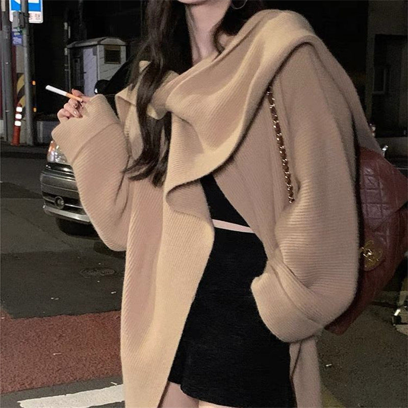 Dame Oversized Komfortabel Cardigan Stilla