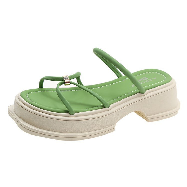 Dame Plateau-Sandaler med justerbare remme og behageligt fodbede Stilla