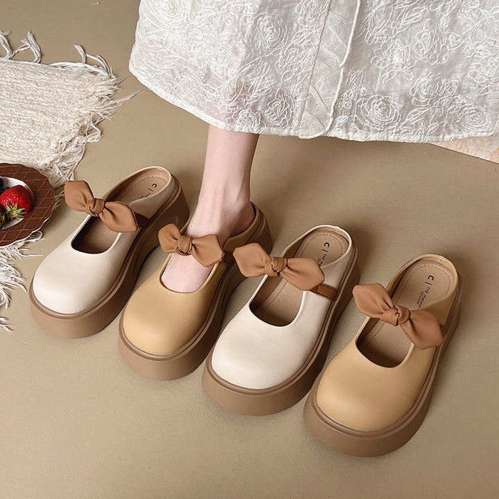 Dame platform-sandaler med fashionable bånd-design og behagelig sål Stilla