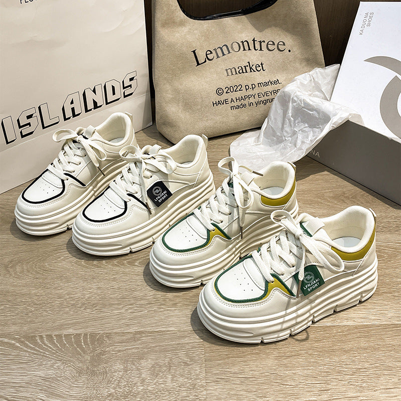 Dame Chunky Sneakers med komfortabelt såleprofil og farverige accenter Stilla