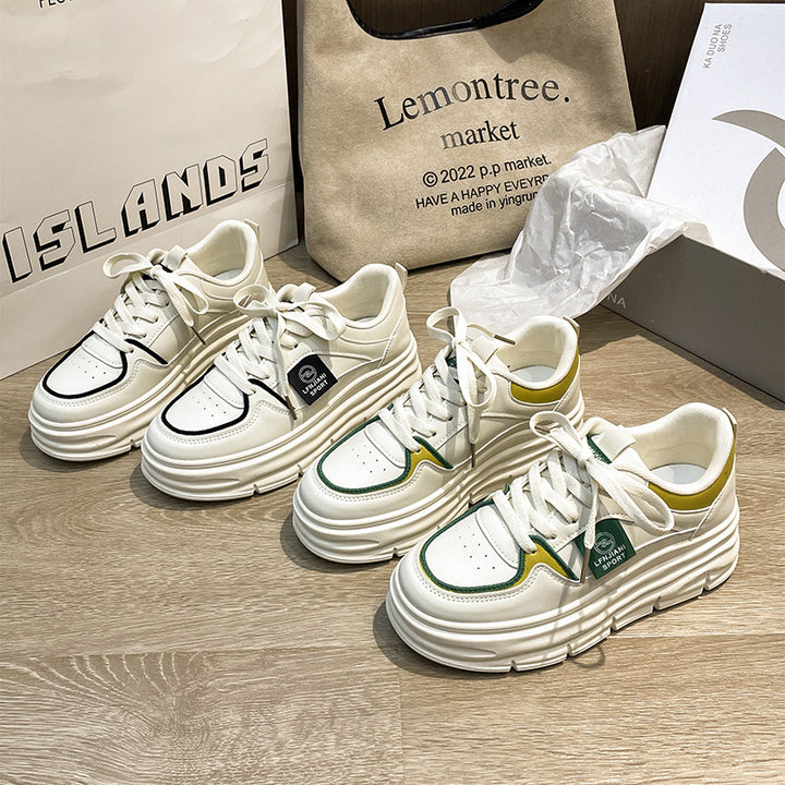 Dame Chunky Sneakers med komfortabelt såleprofil og farverige accenter Stilla