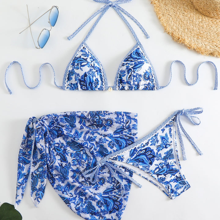 Dame Bikini Sæt med blomstret Design Stilla