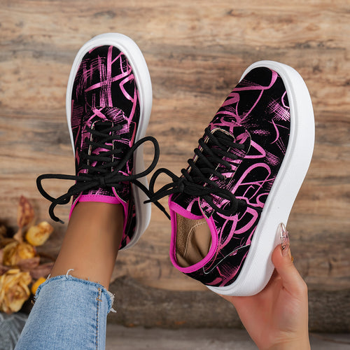Dame Mode Sneakers med iøjnefaldende grafikdesign Stilla