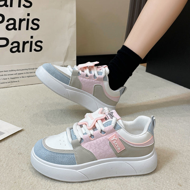 Dame Sneakers med moderigtig profilsåle og åndbart mesh-overflade Stilla