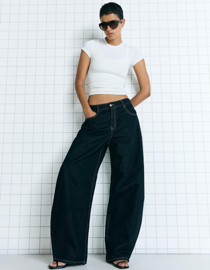 Dame Oversized Jeansjakke Skovae