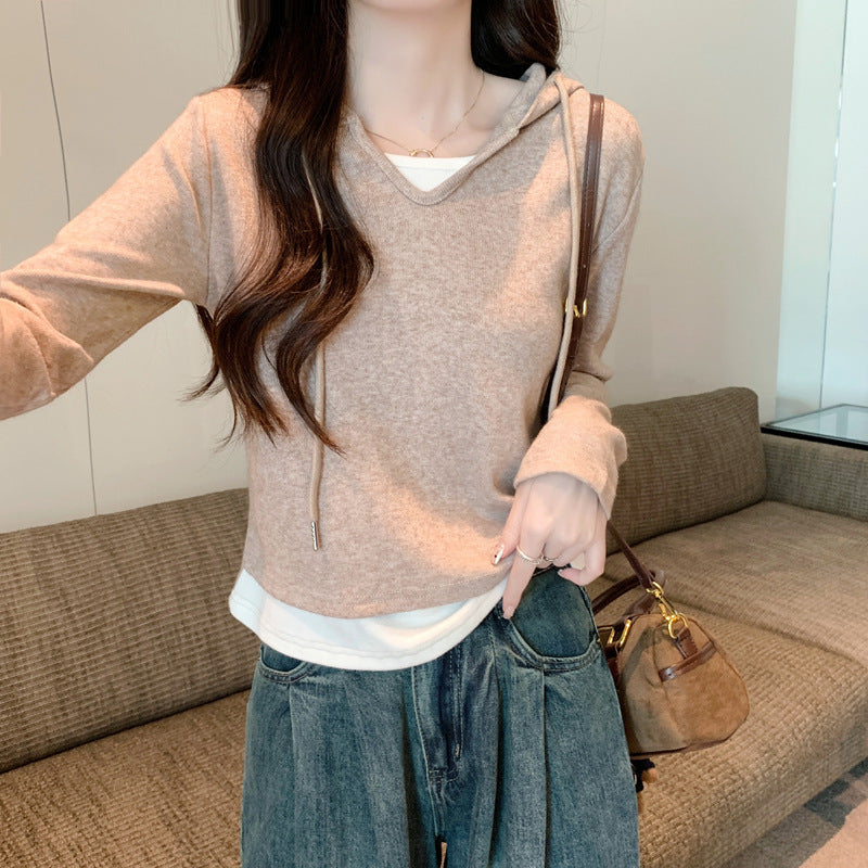 Femme Casual Korte Hoodie Stilla