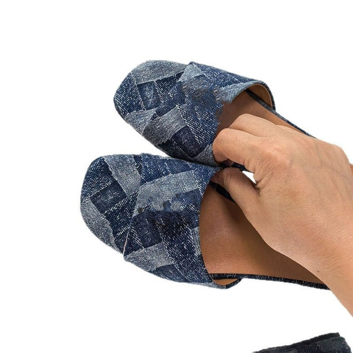 Femme Denim Slide Sandaler Stilla