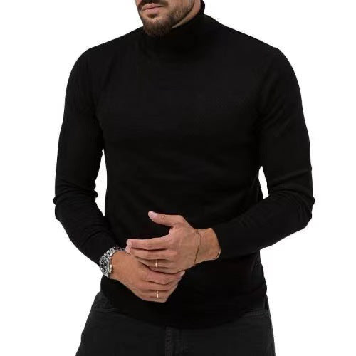 Stilla | Rullekrave sweater Slim Fit Blød Åndbar Bomuldsblanding Ribkant