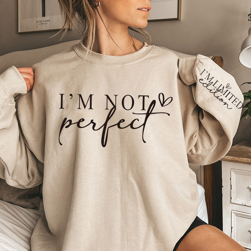 Kvinders oversized sweater med print og limited edition Stilla