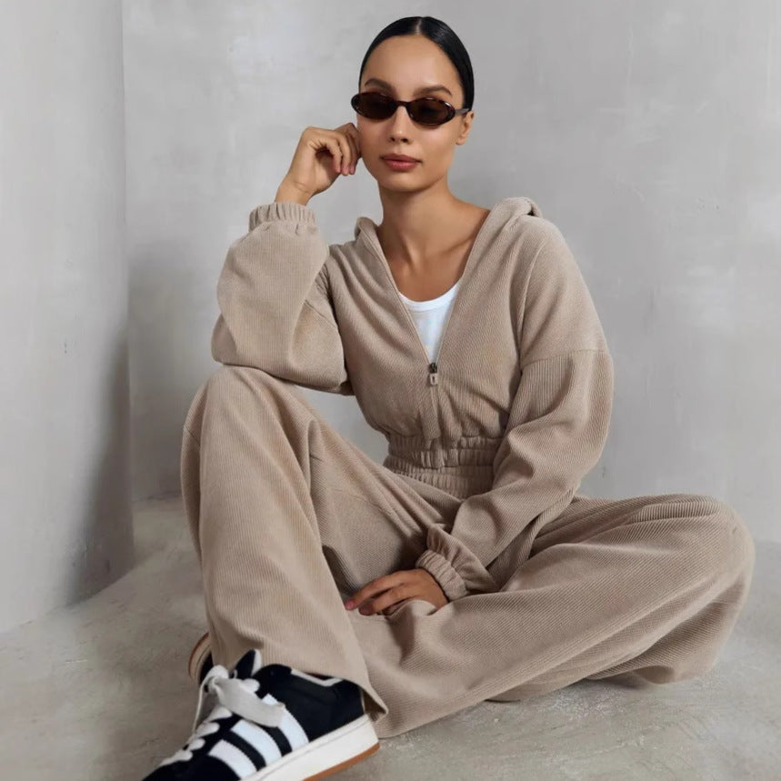 Dame foret og cropped hoodie med kvalitets quiltedesign Stilla