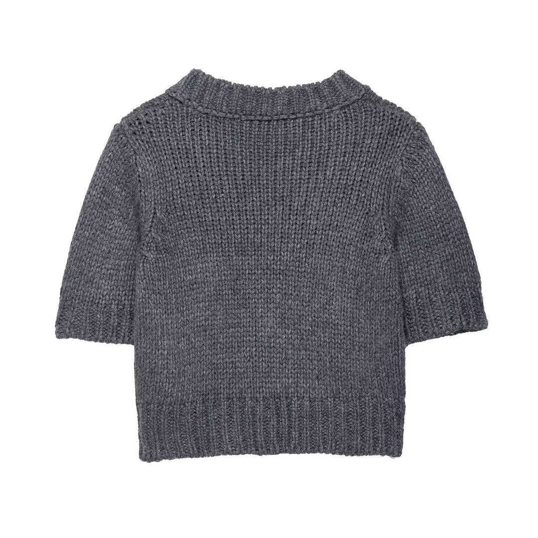 Dame stilfuld strikpullover Stilla