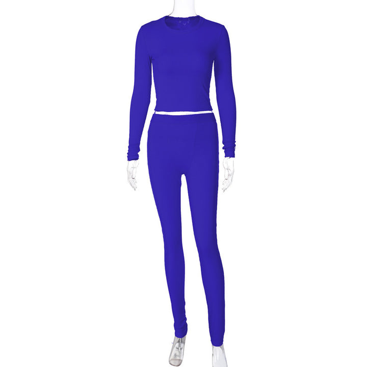 Dame Sportsæt med langærmet overdel og tætsiddende leggings Stilla