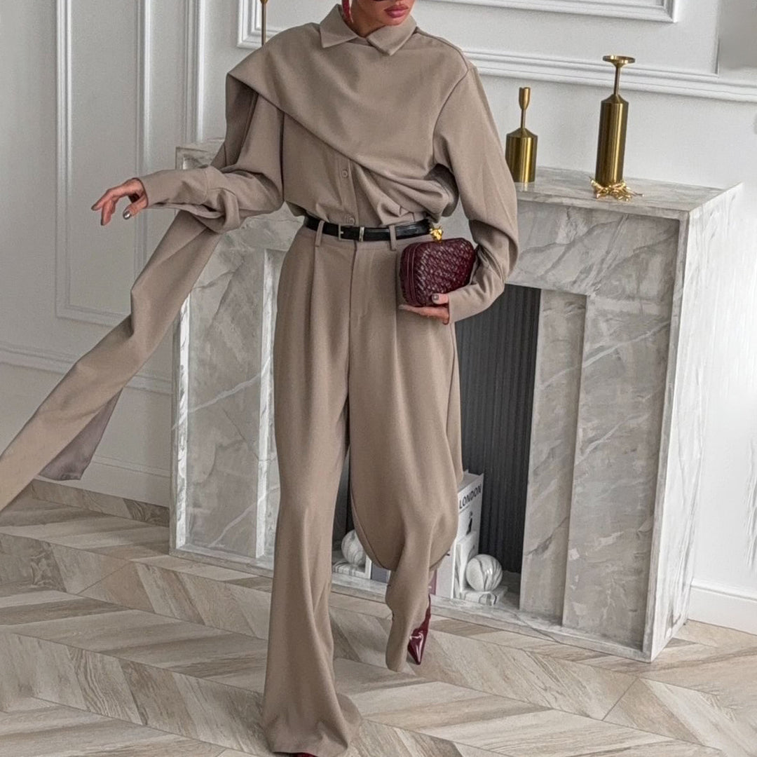 Dame Elegant Overall med Casual Krave Stilla