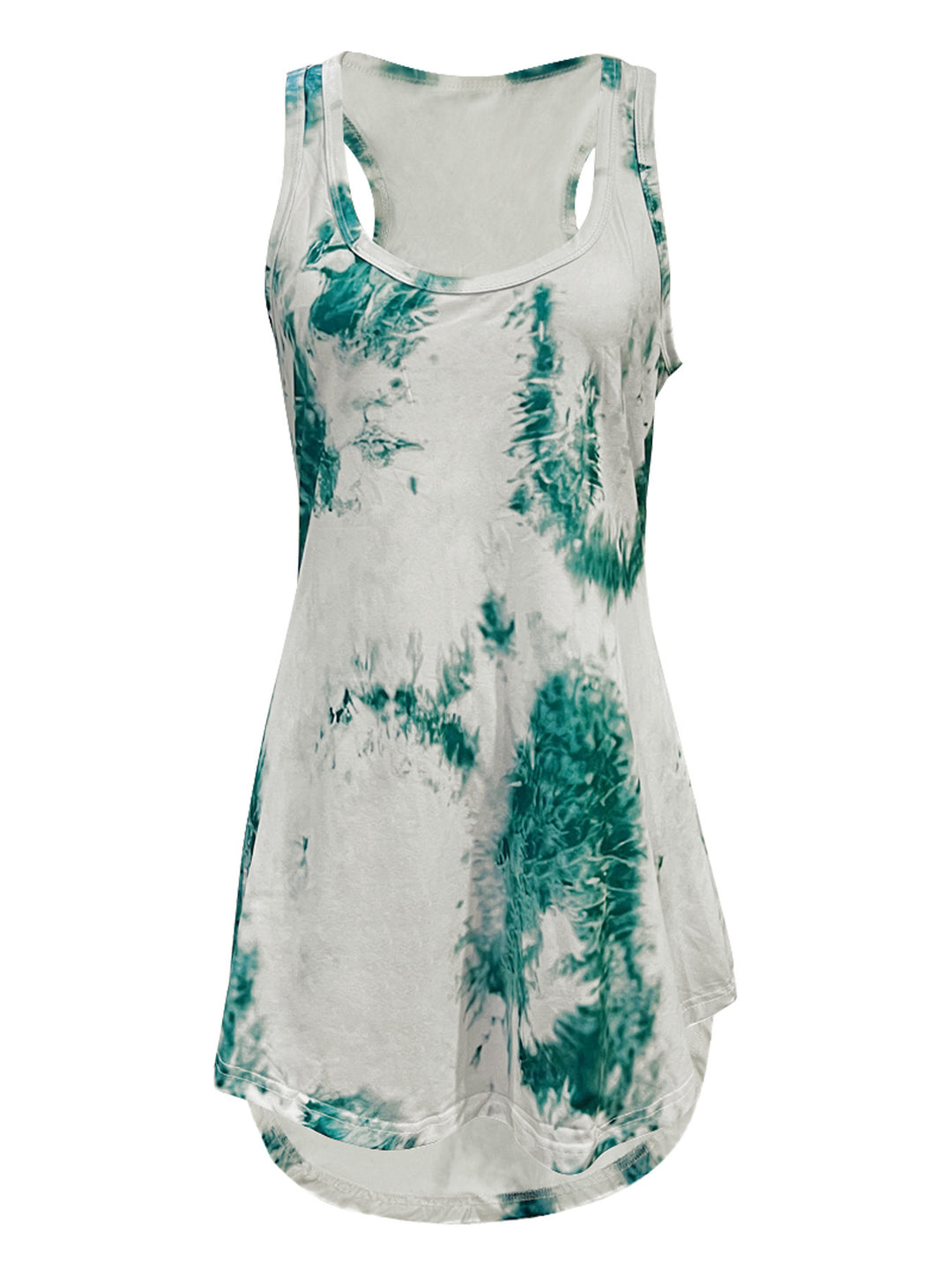 Dame Stilfuld Tie-Dye Tankkjole Stilla