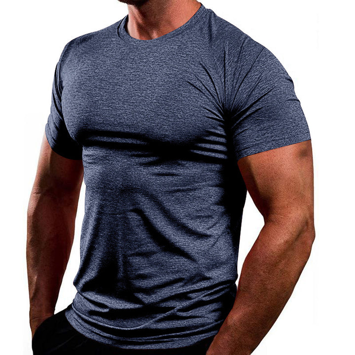 Herrer åndbart fitness T-shirt med kropsnær pasform Stilla