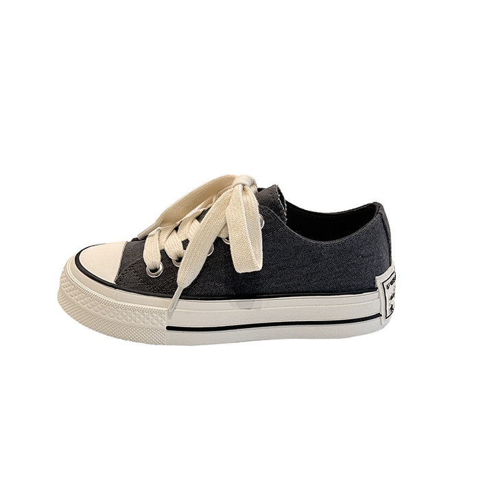 Femme Casual Snørre-Canvas-Sneakers Stilla 1749724668
