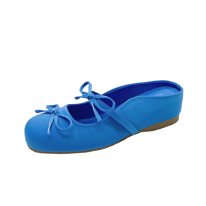 Dame Ballet Slip-On Ballerinaer med Sløjfedetalje Stilla