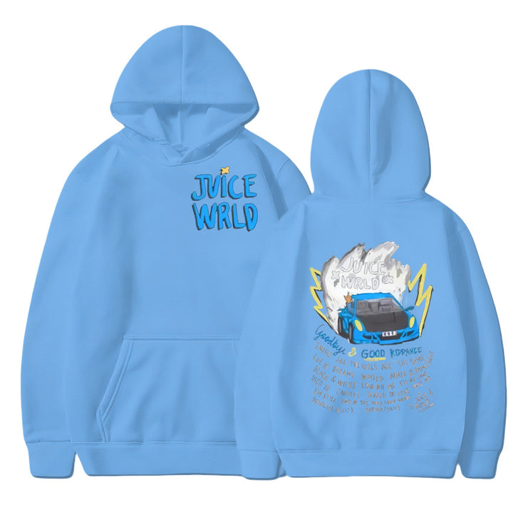 Kvinders hoodie med livligt graffiti-design og behagelig pasform Skovae