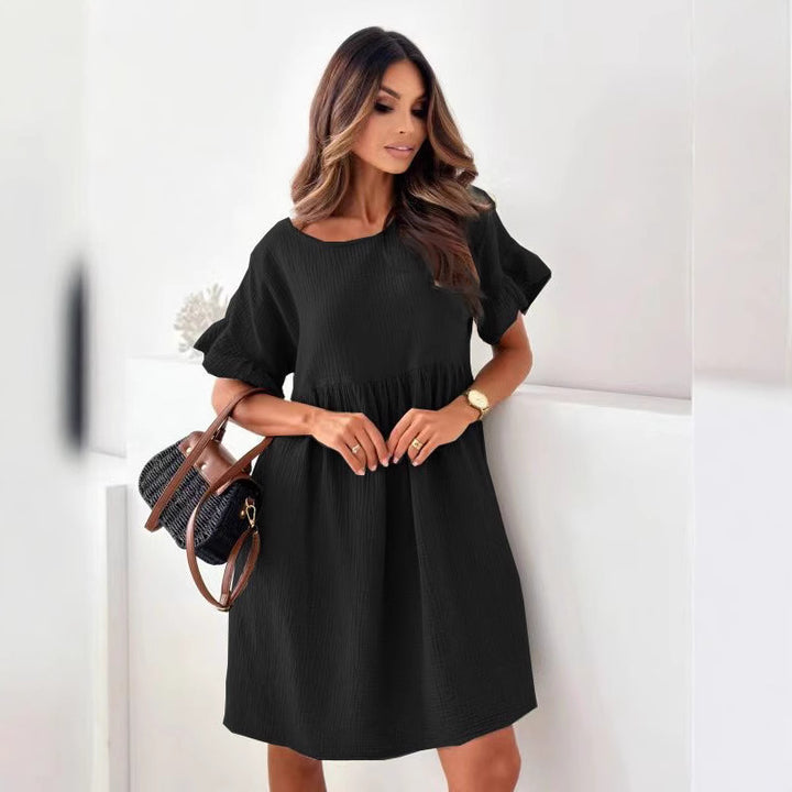Femme Breezy Lagdelt Mini Kjole Stilla