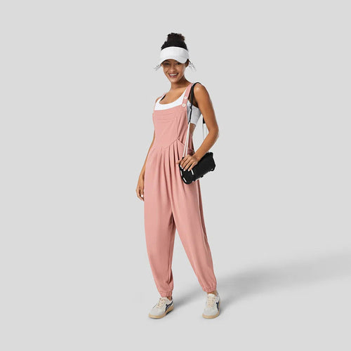 Kvinders Casual Jumpsuit med Stilfuld Snit og Praktiske Lommer Stilla