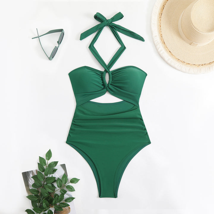 Femme Cut-Out Halterneck Éntziler Badedragt Stilla1750242878