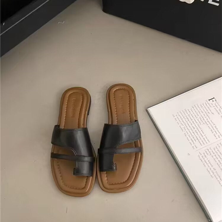 Dame Casual Slide Sandaler med minimalistisk design Stilla