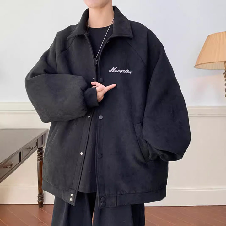 Dame oversized quiltet jakke i vævet trykt materiale med moderne design Stilla