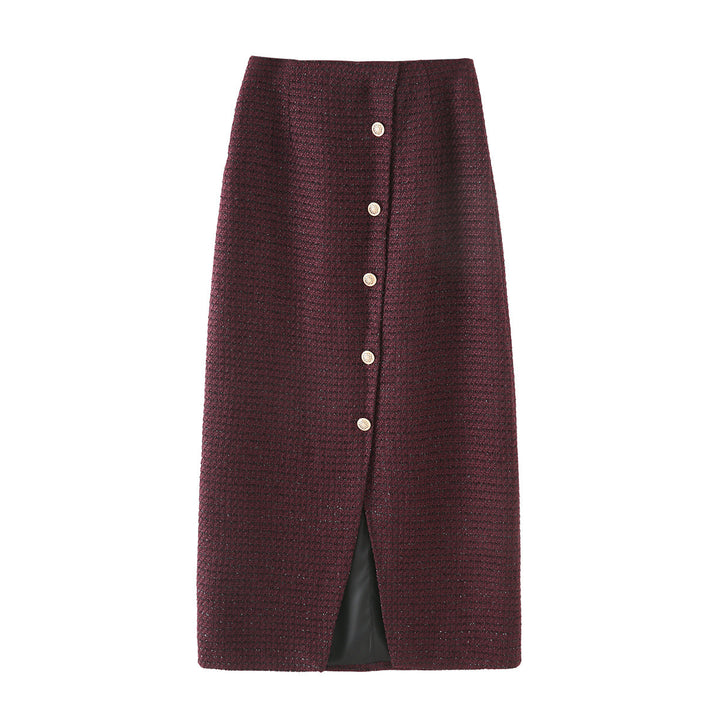 Dame Tailored Dobbeltknap Blazer og Blyantskirt Sæt Stilla