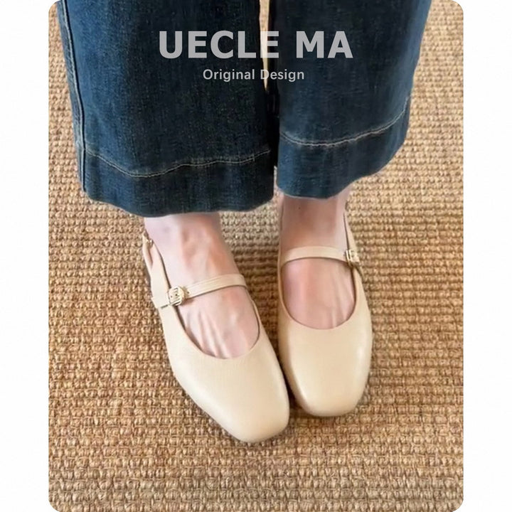 Dame Elegant Slingback Ballerinaer Stilla