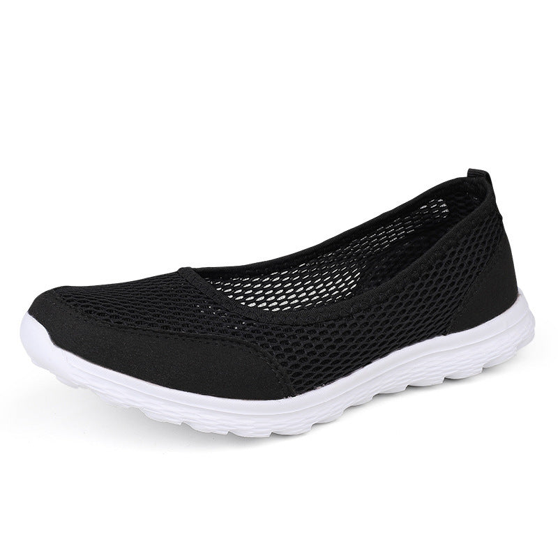 Femme Stretchy Slip-On Mesh Gå-Sko Stilla