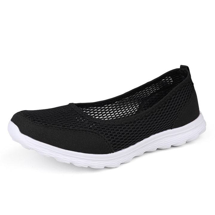 Femme Stretchy Slip-On Mesh Gå-Sko Stilla