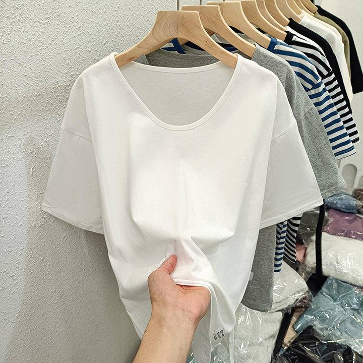Femme Soft Jersey Basic T-Shirt Stilla