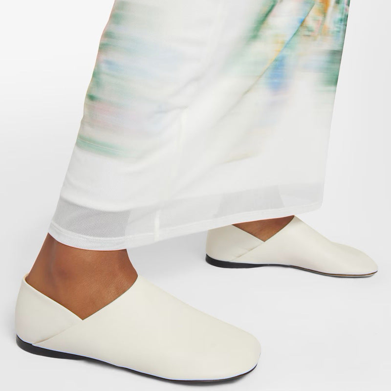 Femme Samtids Slip-On Mules Stilla