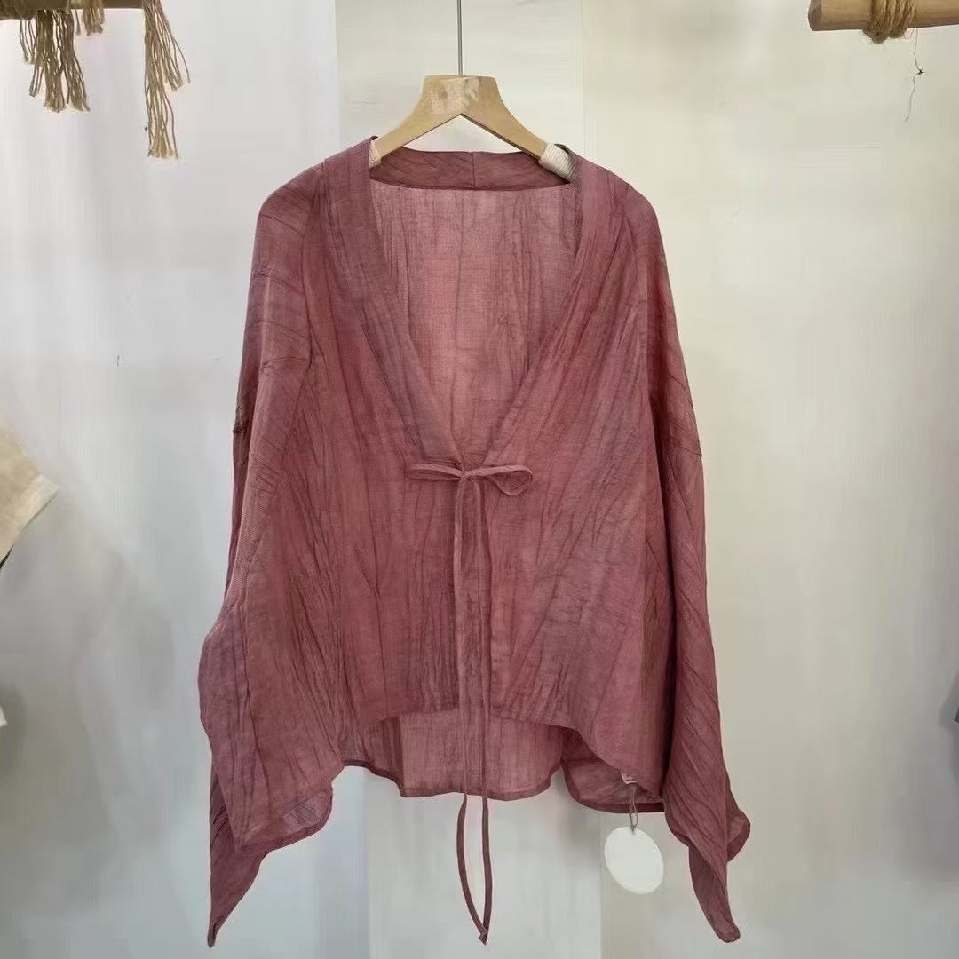Dame Let Lagdelt Kimono Cardigan Stilla
